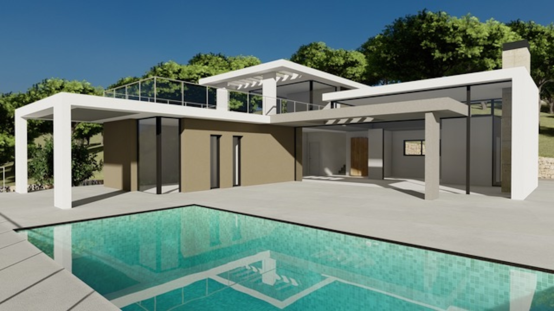 Luxe nieuwe villa met privé zwembad