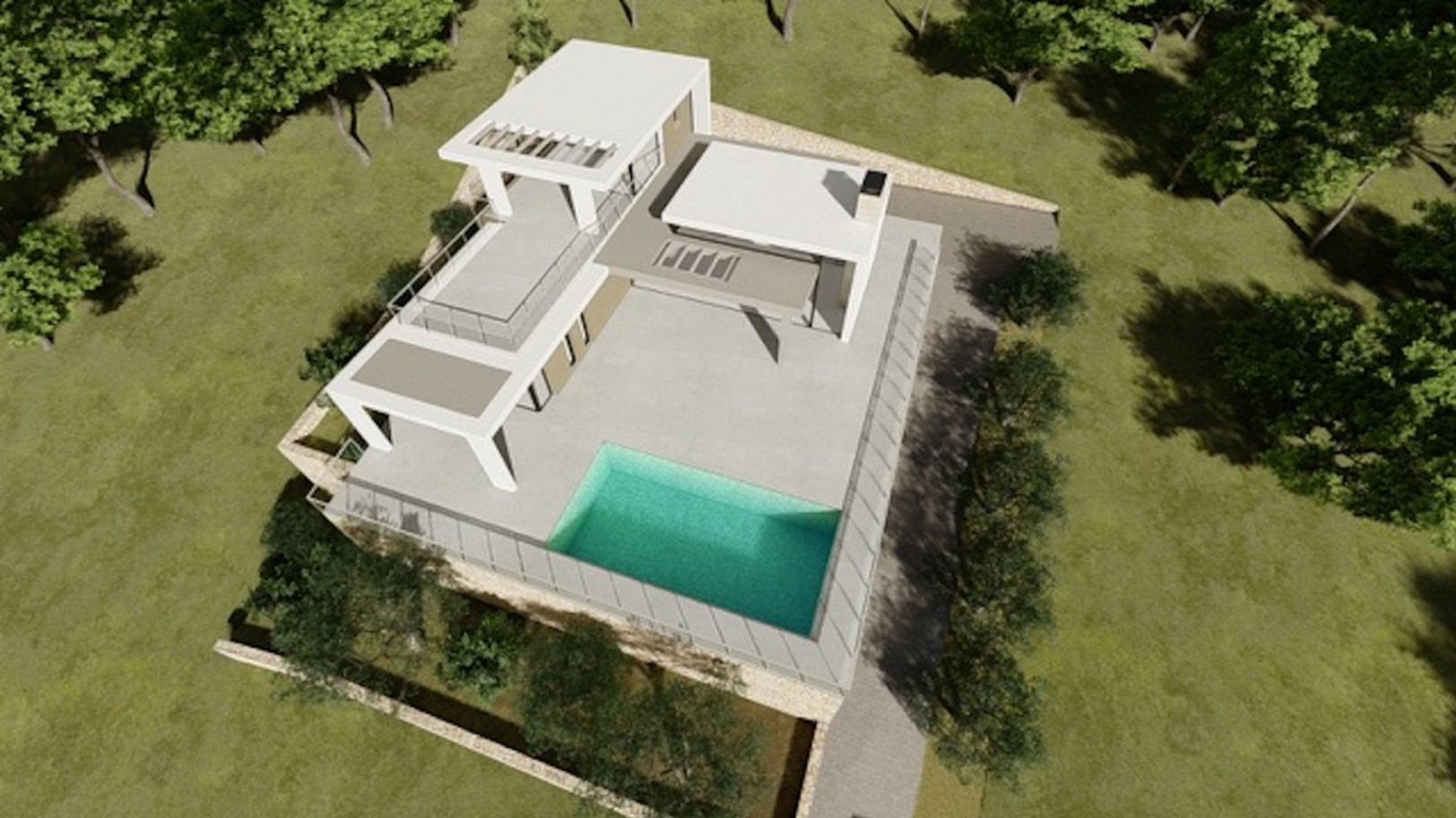 Luxe nieuwe villa met privé zwembad
